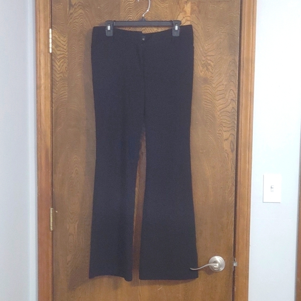 -Star City Black Flare Dress Pants sz9 --31in inseam